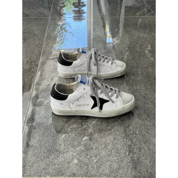 Golden Goose Beyaz Gri Siyah Yıldız Detaylı