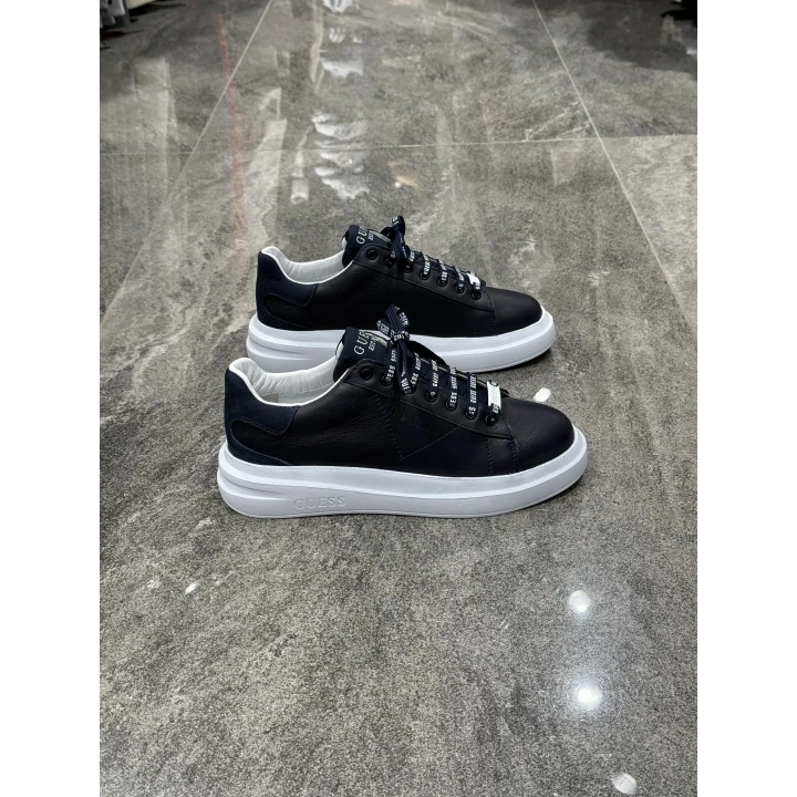 Gues Deri Lacivert Beyaz Spor Ayakkabı