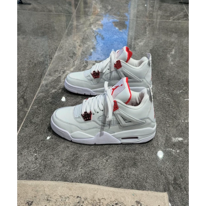 Jordan 4 Retro Beyaz Kırmızı