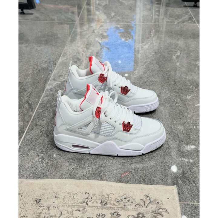 Jordan 4 Retro Beyaz Kırmızı