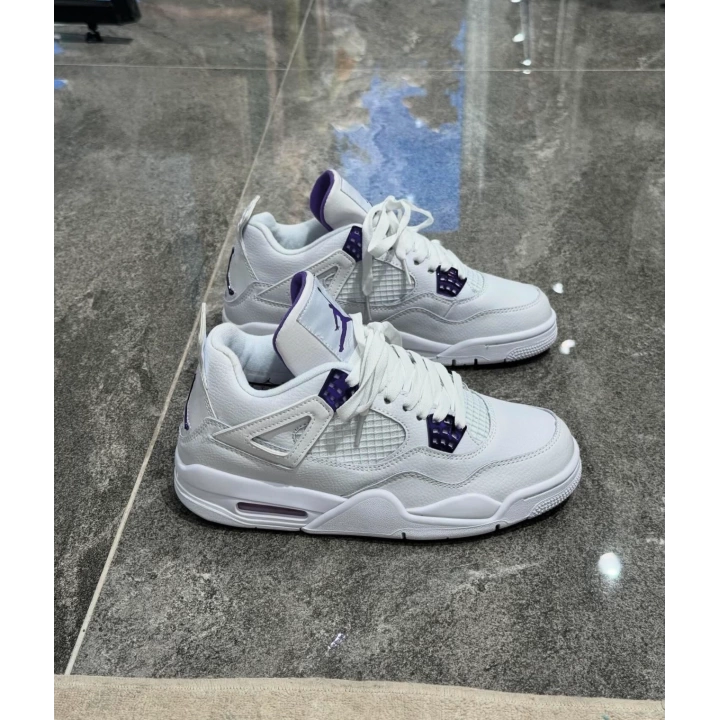 Jordan 4 Retro Beyaz Mor