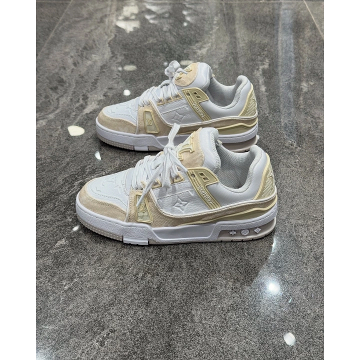 Louıs Vuıtton Trainer Yellow Bej Detaylı