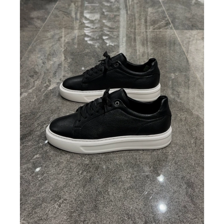 Marco Yüksek Taban Bağcıklı Comfort Casual Deri Ayakkabı