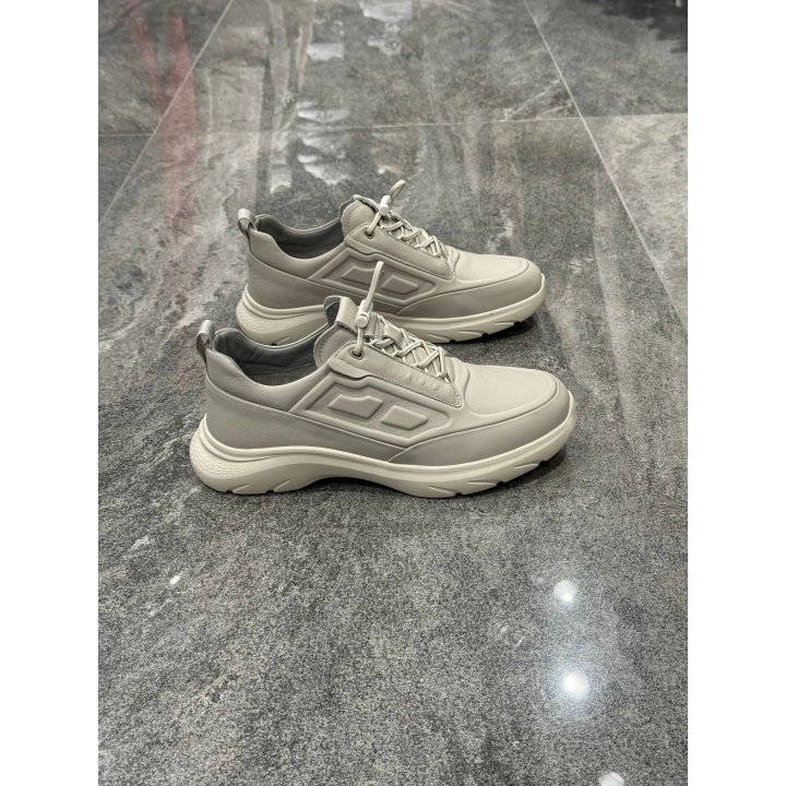 Marcomen 152-22604 Full Krem Deri Spor Ayakkabı