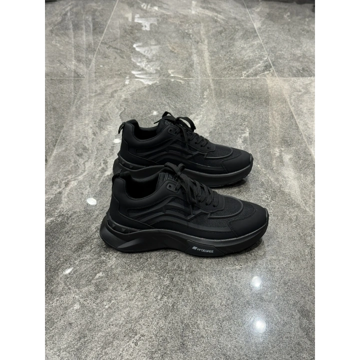 Marcomen 152-22643 Siyah Tabanı Siyah Spor Ayakkabı