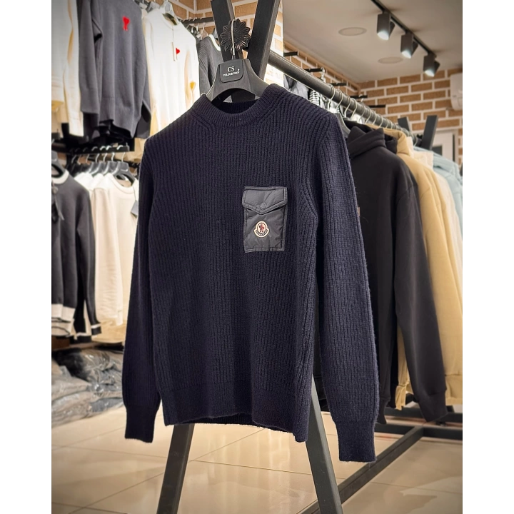 Moncler Triko Lacivert Sweatshirt