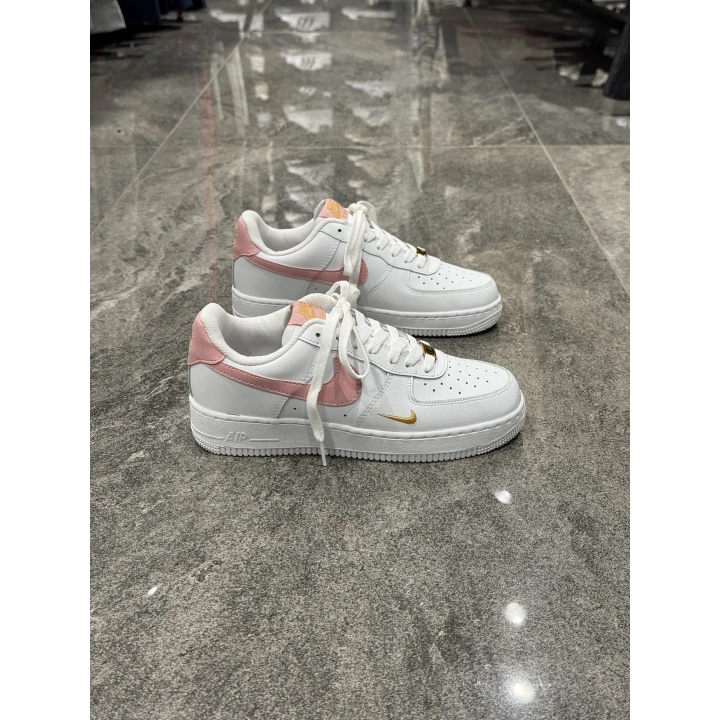 Nıke Air Force Beyaz Pembe Altın