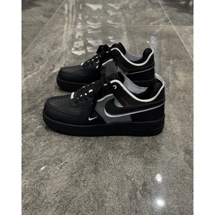 Nıke Air Force React Black White