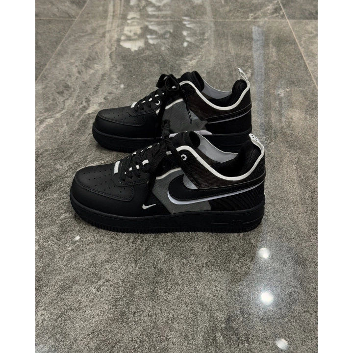 Nıke Air Force React Black White