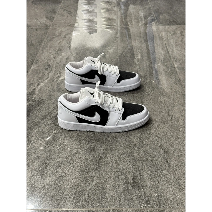Nıke Air Jordan 1 Low Beyaz Siyah Detaylı