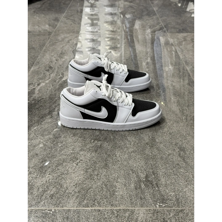 Nıke Air Jordan 1 Low Beyaz Siyah Detaylı