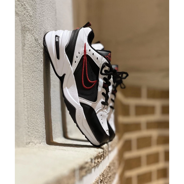 Nıke Air Monarch Beyaz Siyah Kırmızı