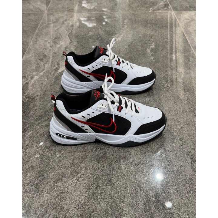 Nıke Air Monarch Beyaz Siyah Kırmızı