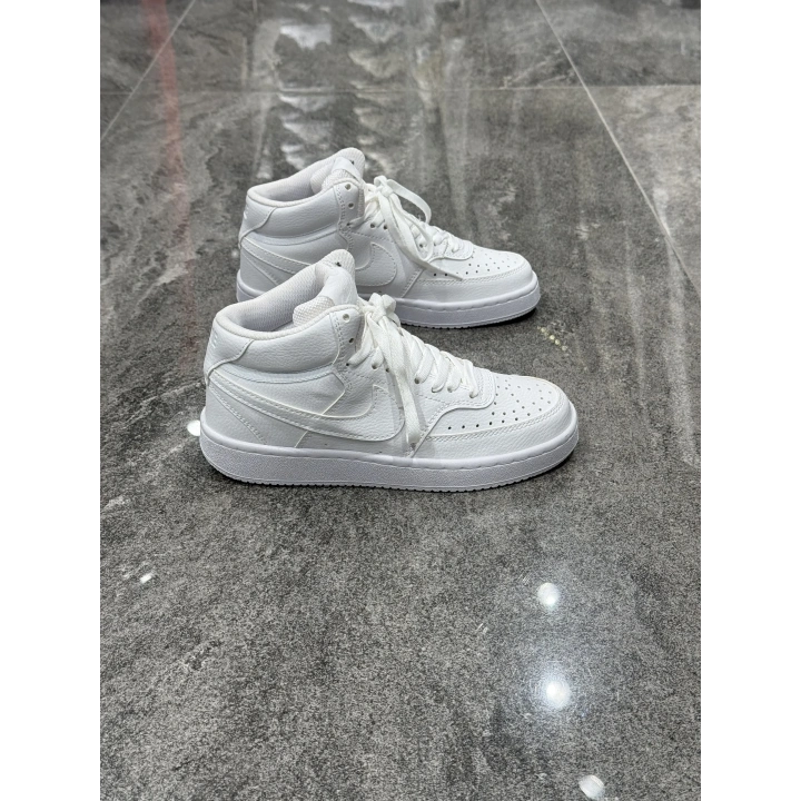 Nıke Court Vısıon Bilekli Beyaz Beyaz Spor Ayakkabı