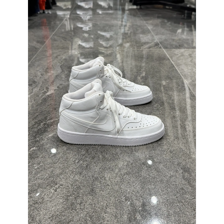 Nıke Court Vısıon Bilekli Beyaz Beyaz Spor Ayakkabı