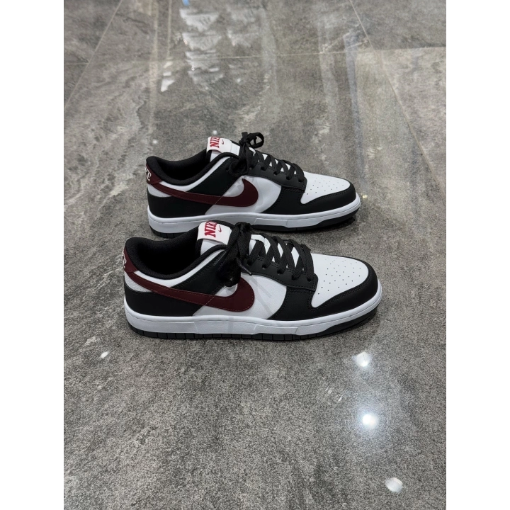 Nıke Dunk Siyah Bordo Detaylı Spor Ayakkabı
