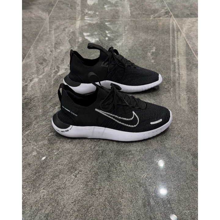 Nike Free RN FK Siyah Beyaz Detaylı