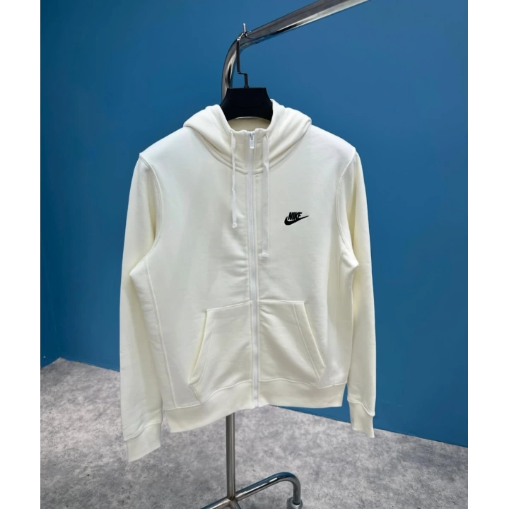 Nıke Tech Flex Ekru Fermuarlı Hoodie