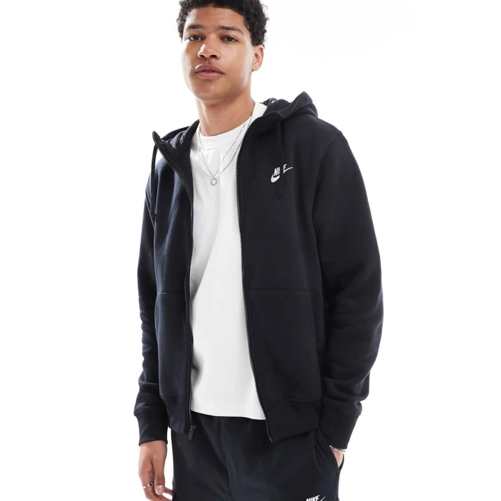 Nıke Tech Flex Siyah Fermuarlı Hoodie
