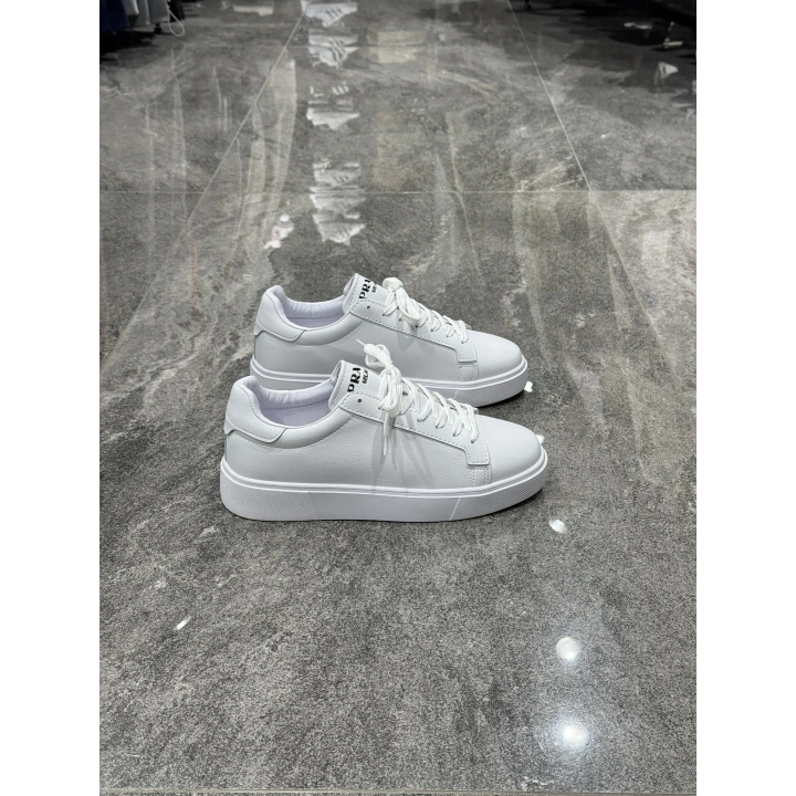 Prada Beyaz Beyaz Günlük Klasik Spor Ayakkabı