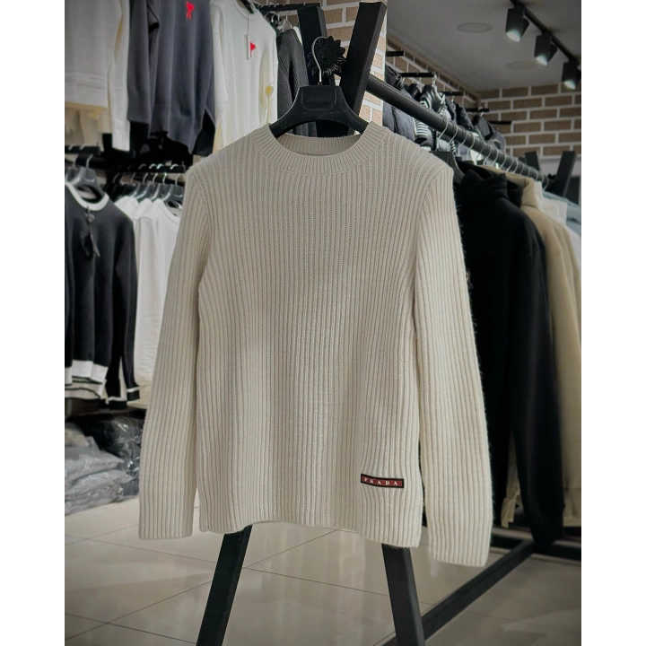 Prada Triko Beyaz  Sweatshirt