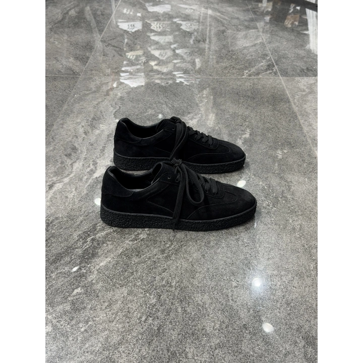 Yalçın Spor Siyah Süet Erkek Deri Sneaker