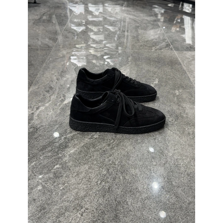 Yalçın Spor Siyah Süet Erkek Deri Sneaker