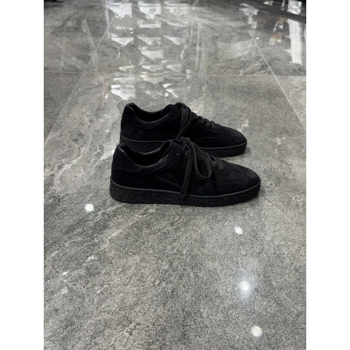 Yalçın Spor Siyah Süet Erkek Deri Sneaker