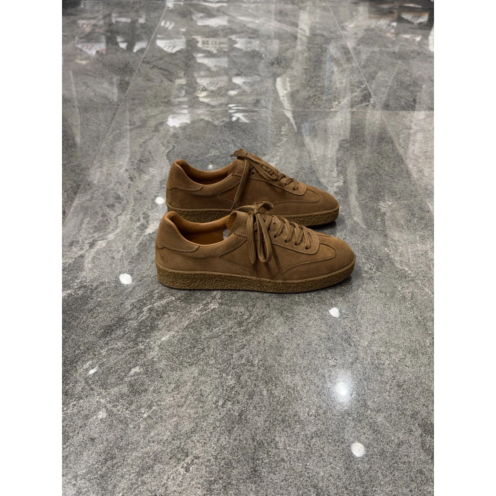 Yalçın Spor Taba Süet Erkek Deri Sneaker