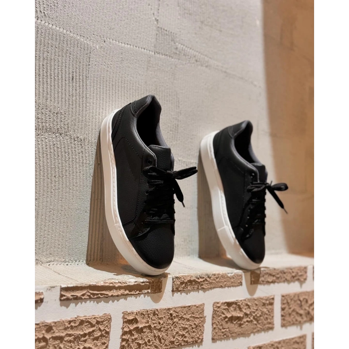 Zara Siyah Beyaz Sneaker Ayakkabı