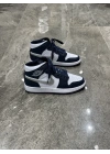 Nıke Air Jordan 1 Low Bilekli Lacivert Gümüş Spor Ayakkabı