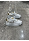 Nıke Air Force Beyaz Gold Spor Ayakkabı