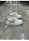 Nıke Air Force Beyaz Gold Spor Ayakkabı