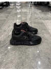 Prada Milano Siyah Desenli Air Taban Detaylı Spor Ayakkabı