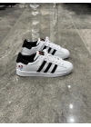 Adidas Süperstar Beyaz Horoz Detaylı Spor Ayakkabı