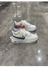 Nıke Air Force Beyaz Low Multi Colar Heel