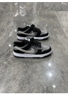 Nıke Dunk Low Siyah Gri Beyaz Süet Detaylı Spor Ayakkabı