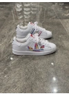 Adidas Süperstar Beyaz Rainbow Multicolar Logo