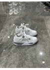 Air Jordan 4 White Grey Sneaker