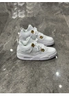 Air Jordan 4 White Metallic Gold Sneaker