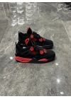Air Jordan 4 Siyah Kırmızı Sneaker