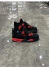 Air Jordan 4 Siyah Kırmızı Sneaker