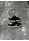 Golden Goose sstar Siyah Gümüş Yıldız Detaylı Spor Ayakkabı