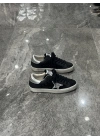 Golden Goose sstar Siyah Gümüş Yıldız Detaylı Spor Ayakkabı