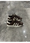 Adidas Süperstar Kahve Beyaz Detaylı Spor Ayakkabı