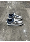 Nıke Air Force 1 Low Gri Laci Beyaz Detaylı Spor Ayakkabı