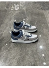 Nıke Air Force 1 Low Gri Laci Beyaz Detaylı Spor Ayakkabı