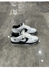 Nıke Dunk Custom Low Beyaz Siyah Spor Ayakkabı