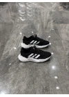 Adidas Jetboost Siyah Beyaz Çizgi Detaylı Spor Ayakkabı