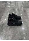 Loewe X On Running Siyah Siyah Bez Detaylı Spor Ayakkabı